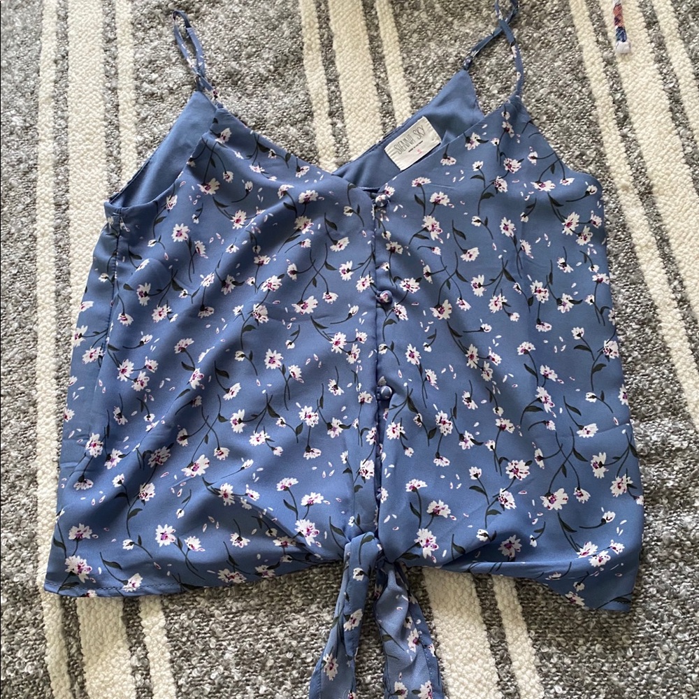 Floral tank top